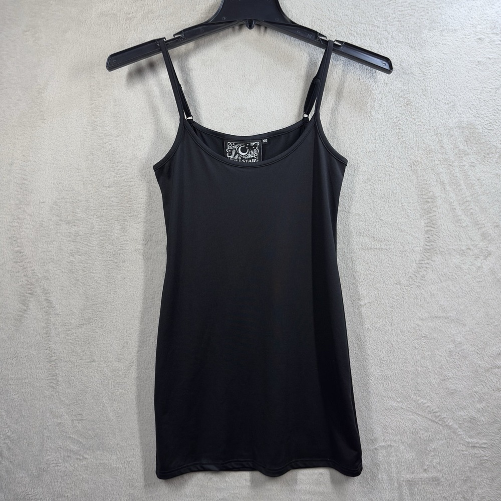 Killstar Black Mini Slip Dress Spaghetti Strap Women's XS Goth Grunge‎
